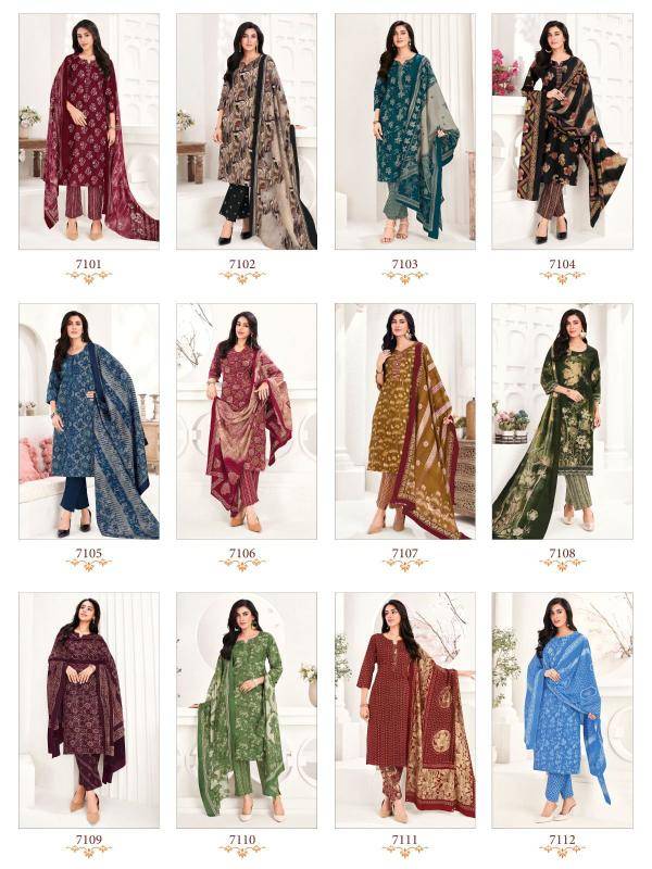 Suryajyoti trendy cotton vol-71 Surat dress material wholesale market